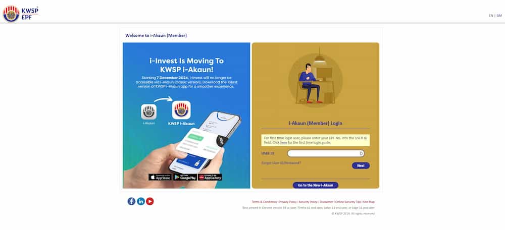 kwsp login